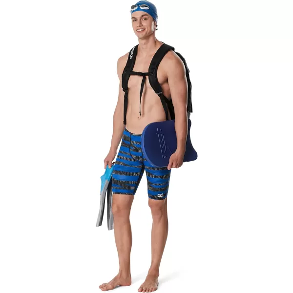 Speedo Mens Swimsuit Jammer Endurance Printed Team ColorsContort Speedo Blue