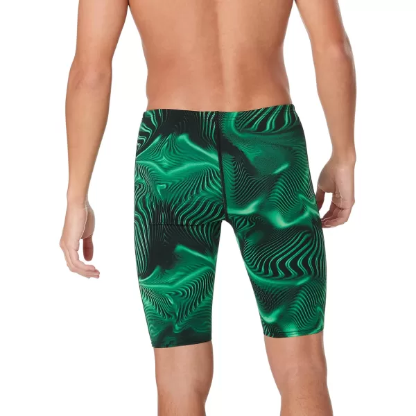 Speedo Mens Swimsuit Jammer Endurance Printed Team ColorsFusion Speedo Green