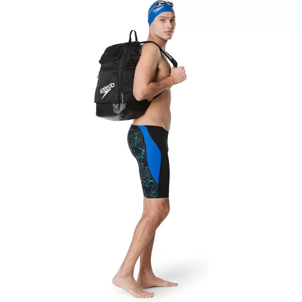 Speedo Mens Swimsuit Jammer Endurance Printed Team ColorsGalactic Speedo Blue