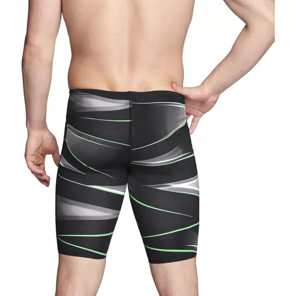 Speedo Mens Swimsuit Jammer Endurance Printed Team ColorsInfinite Speedo Green