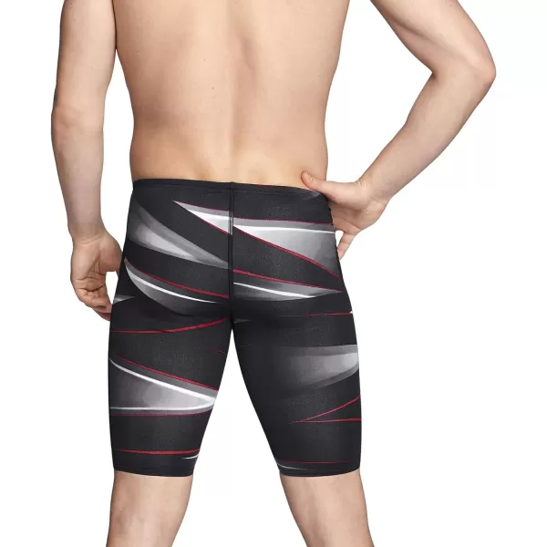 Speedo Mens Swimsuit Jammer Endurance Printed Team ColorsInfinite Speedo Maroon