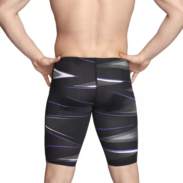 Speedo Mens Swimsuit Jammer Endurance Printed Team ColorsInfinite Speedo Purple
