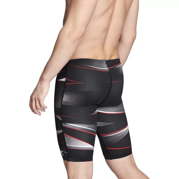 Speedo Mens Swimsuit Jammer Endurance Printed Team ColorsInfinite Speedo Red