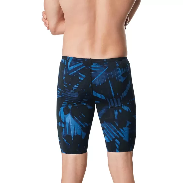 Speedo Mens Swimsuit Jammer Endurance Printed Team ColorsReflected Speedo Blue