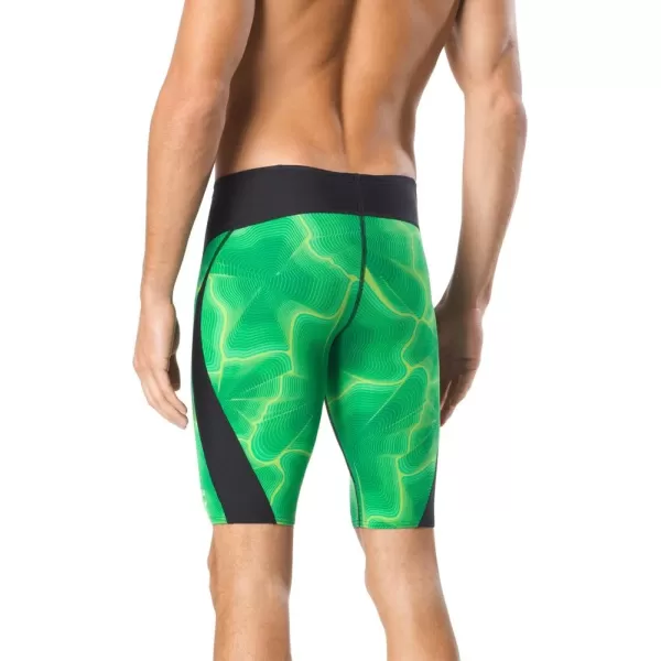 Speedo Mens Swimsuit Jammer Endurance Static BoomDiscontinuedSpeedo Green