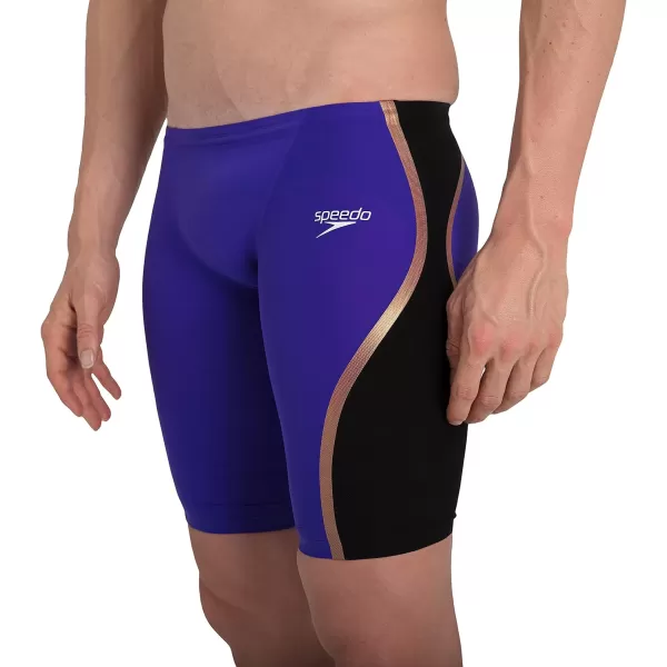 Speedo Mens Swimsuit Jammer LZR Pure IntentVioletBlackRose Gold