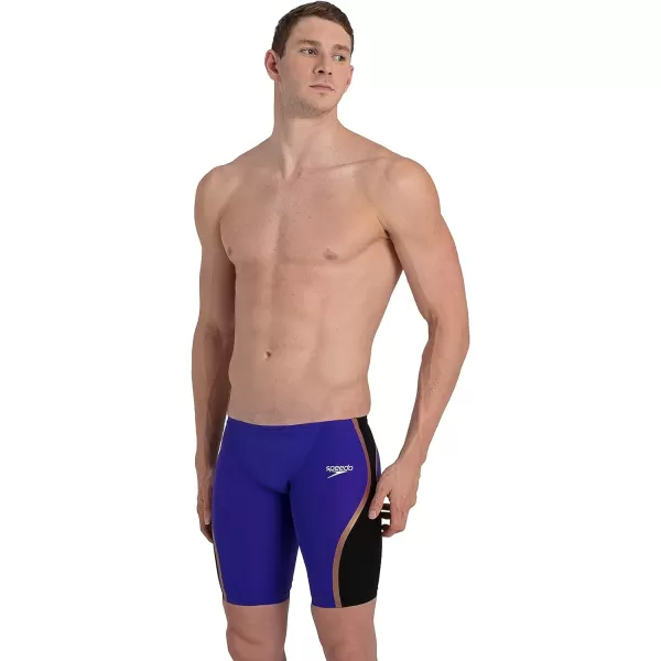 Speedo Mens Swimsuit Jammer LZR Pure IntentVioletBlackRose Gold