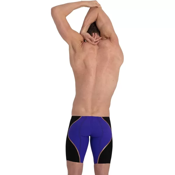 Speedo Mens Swimsuit Jammer LZR Pure IntentVioletBlackRose Gold