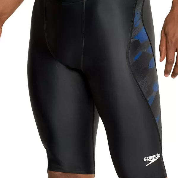 Speedo Mens Swimsuit Jammer PowerFlex Printed Team ColorsWonder Speedo Blue