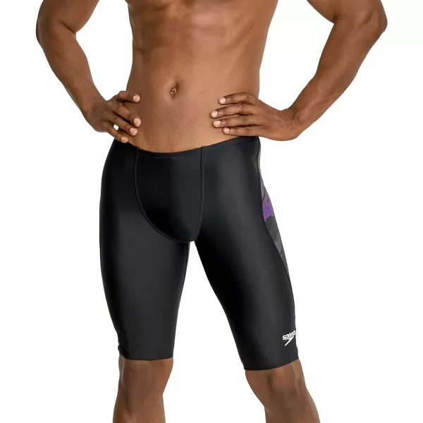 Speedo Mens Swimsuit Jammer PowerFlex Printed Team ColorsWonder Speedo Purple