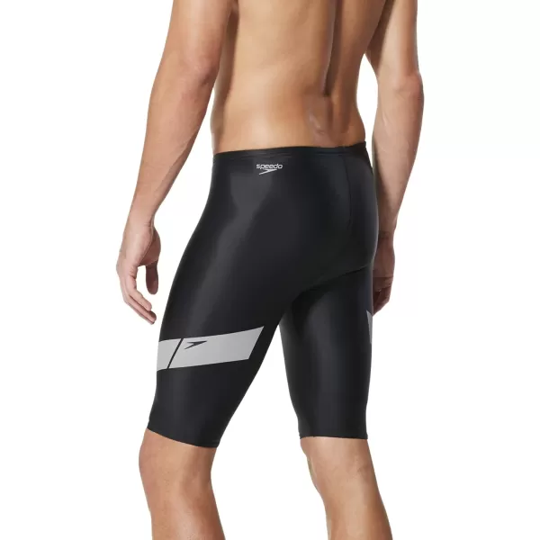 Speedo Mens Swimsuit Jammer Powerflex Eco BarSpeedo Black