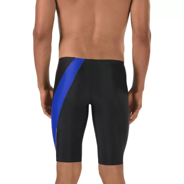 Speedo Mens Swimsuit Jammer Powerflex Eco Revolve Splice Team ColorsBlue