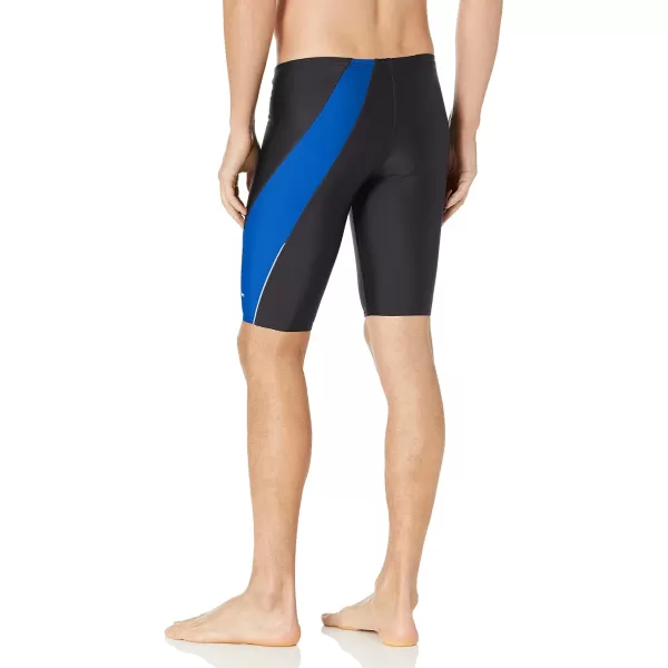 Speedo Mens Swimsuit Jammer Powerflex Eco Revolve Splice Team ColorsBlue