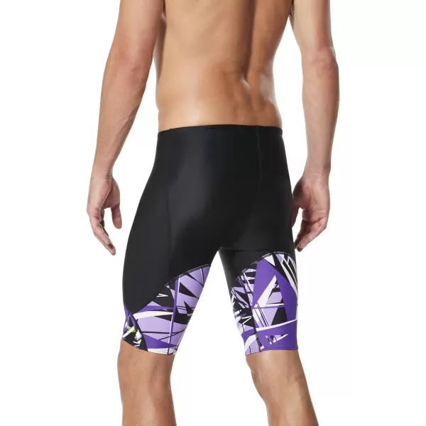 Speedo Mens Swimsuit Jammer Prolt Shattered PalmSpeedo Purple