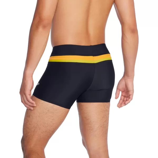 Speedo Mens Swimsuit Square Leg Eco Flex BeachstarBlock Anthracite