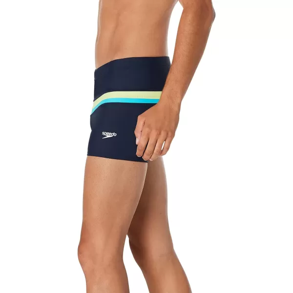 Speedo Mens Swimsuit Square Leg Eco Flex BeachstarBlock Peacoat