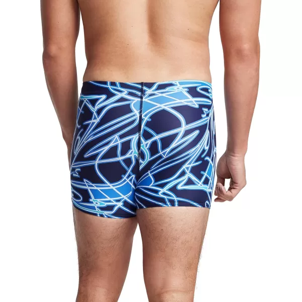 Speedo Mens Swimsuit Square Leg Eco Flex BeachstarNeo Fronds