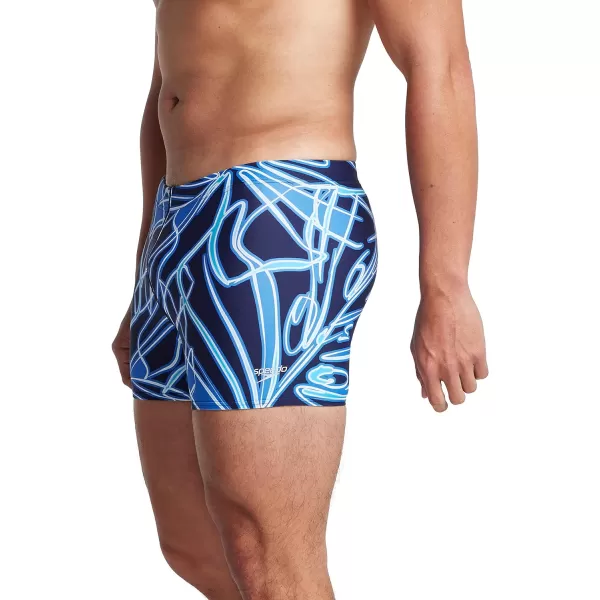 Speedo Mens Swimsuit Square Leg Eco Flex BeachstarNeo Fronds