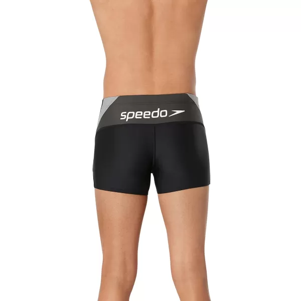 Speedo Mens Swimsuit Square Leg Eco Flex BeachstarSplice Anthracite