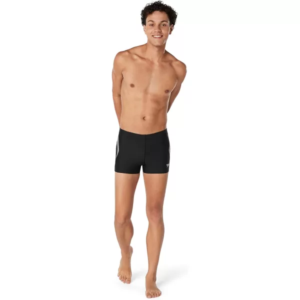 Speedo Mens Swimsuit Square Leg Eco Flex BeachstarSplice Anthracite