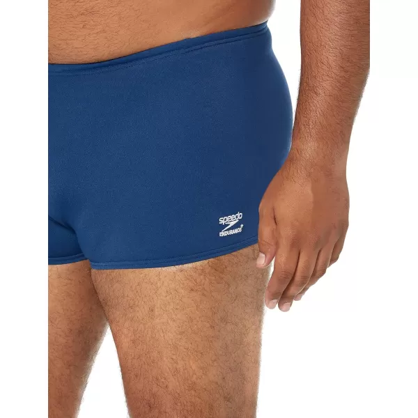 Speedo Mens Swimsuit Square Leg Endurance SolidNavy