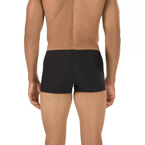 Speedo Mens Swimsuit Square Leg Endurance SolidSpeedo Black