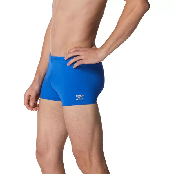 Speedo Mens Swimsuit Square Leg Endurance SolidSpeedo Blue