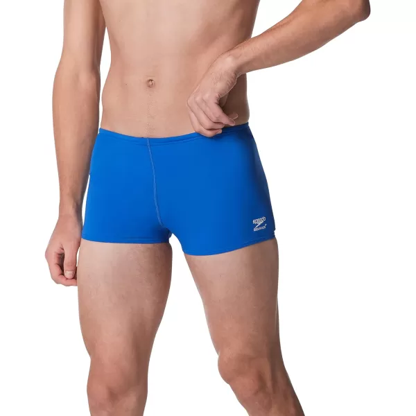 Speedo Mens Swimsuit Square Leg Endurance SolidSpeedo Blue