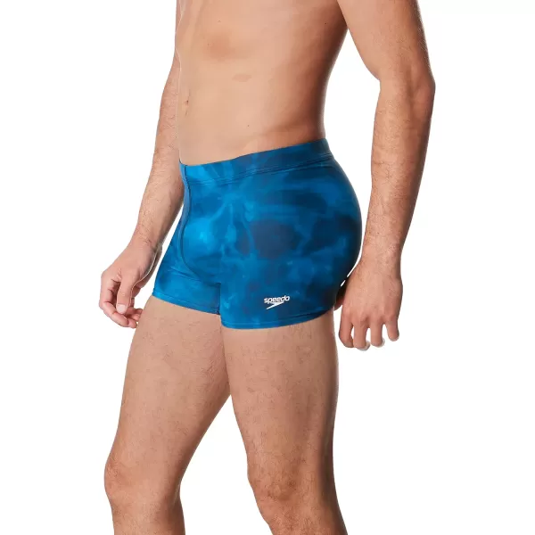 Speedo Mens Swimsuit Square Leg PrintedFlare Moonlit Ocean