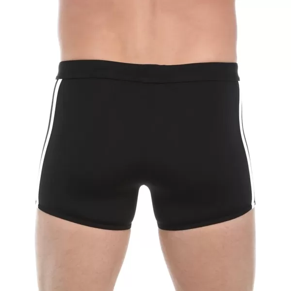Speedo Mens Swimsuit Square Leg SpliceSpeedo Black