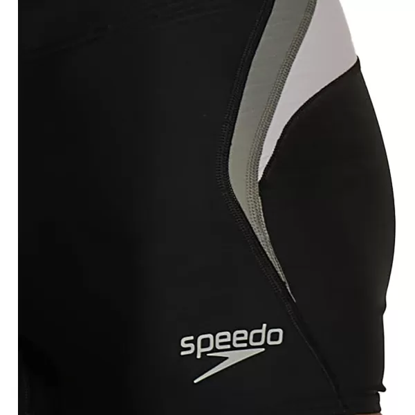 Speedo Mens Swimsuit Square Leg SpliceSplice Anthracite