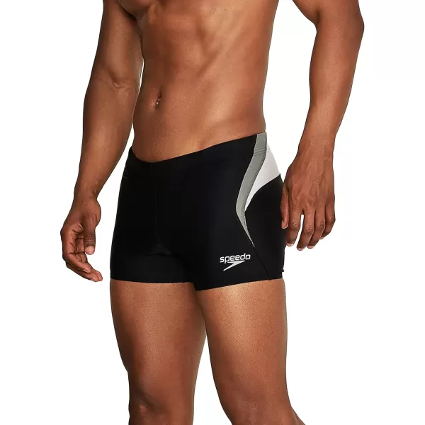 Speedo Mens Swimsuit Square Leg SpliceSplice Anthracite