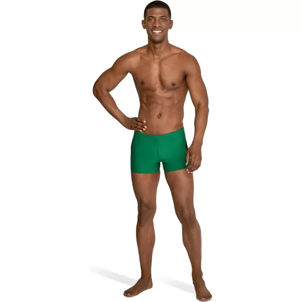 Speedo Mens Swimsuit Square Leg SpliceSplice Douglas Fir