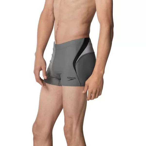 Speedo Mens Swimsuit Square Leg SpliceSplice Monument