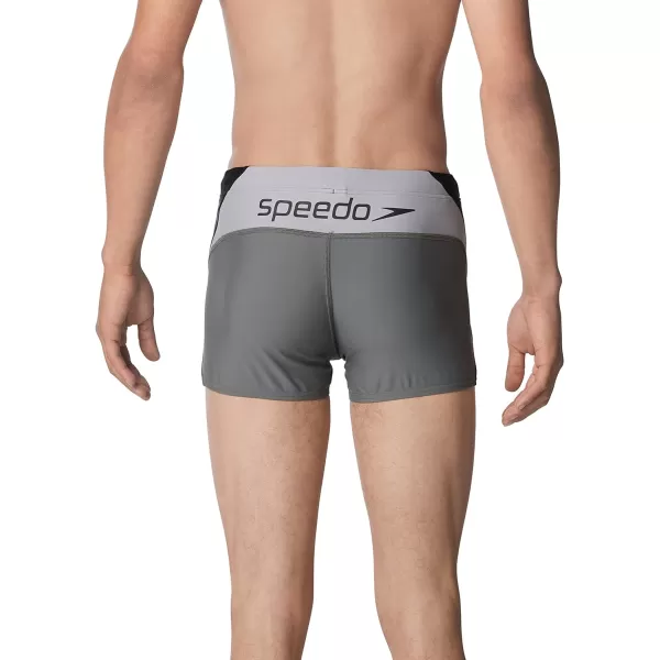 Speedo Mens Swimsuit Square Leg SpliceSplice Monument