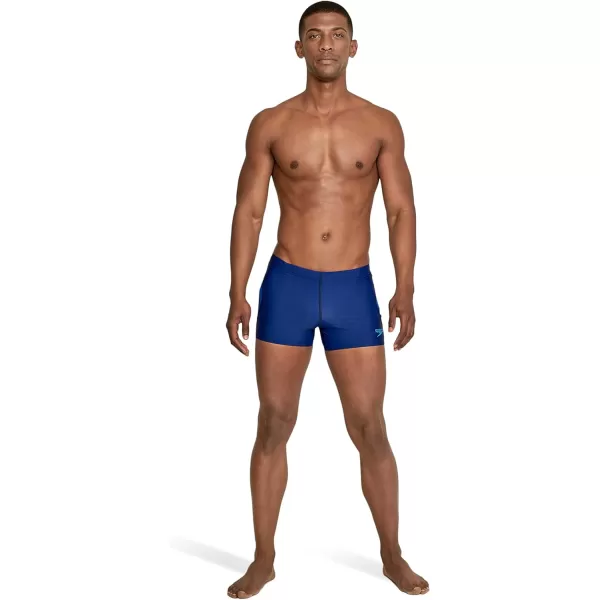 Speedo Mens Swimsuit Square Leg SpliceSplice Peacoat