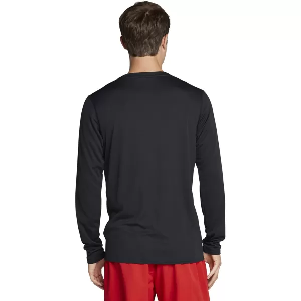 Speedo Mens Uv Swim Shirt Graphic Long Sleeve TeeSpeedo Black