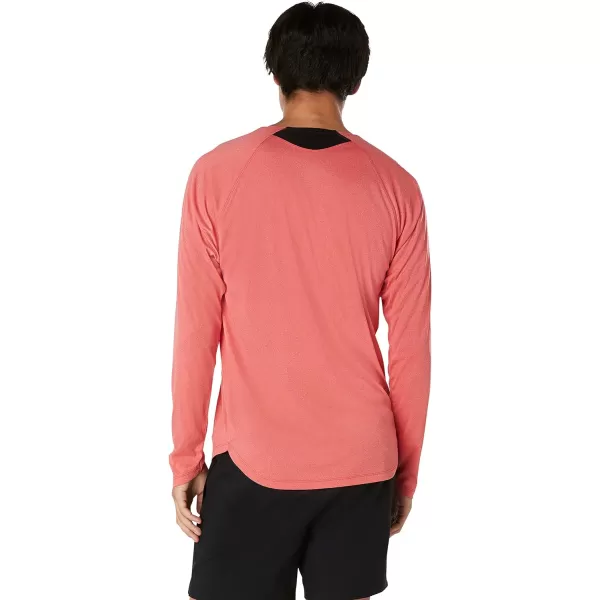 Speedo Mens Uv Swim Shirt Long Sleeve Fitness RashguardHigh Risk Red