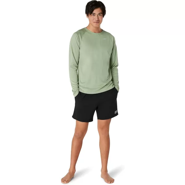 Speedo Mens Uv Swim Shirt Long Sleeve Fitness RashguardLoden Frost