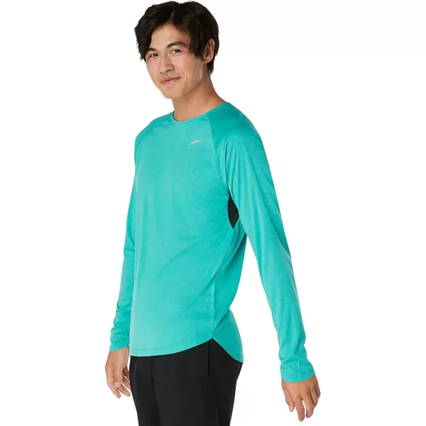 Speedo Mens Uv Swim Shirt Long Sleeve Fitness RashguardNavigate