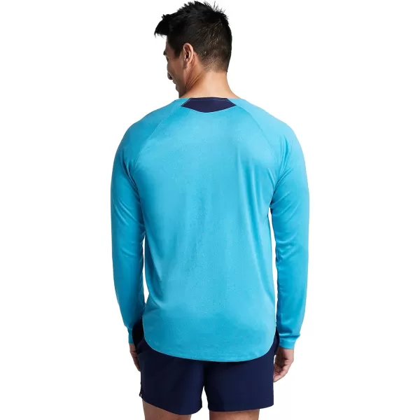 Speedo Mens Uv Swim Shirt Long Sleeve Fitness RashguardPool