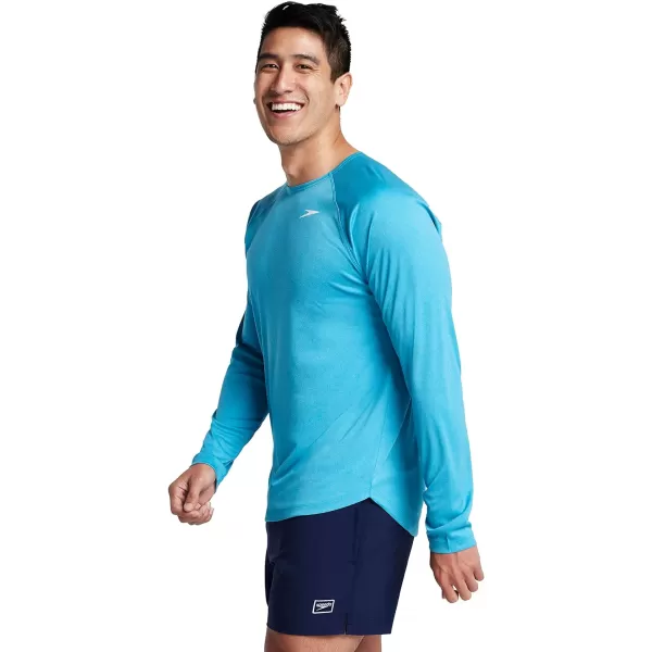 Speedo Mens Uv Swim Shirt Long Sleeve Fitness RashguardPool