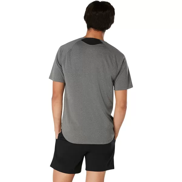 Speedo Mens Uv Swim Shirt Short Sleeve Fitness RashguardVolcanic Ash