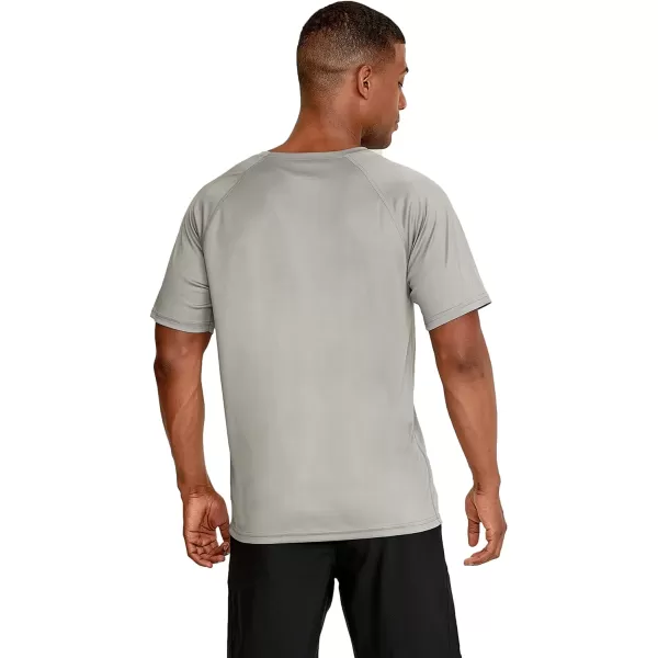 Speedo Mens Uv Swim Shirt Short Sleeve Regular Fit SolidMonument