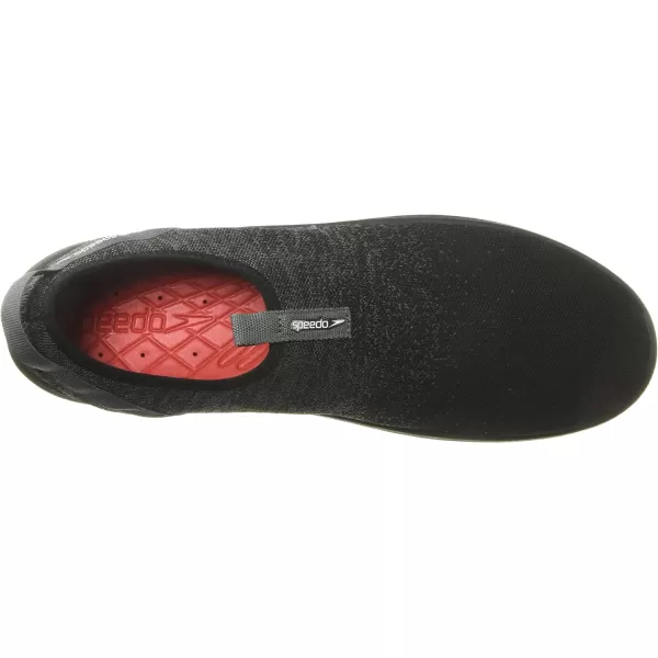 Speedo Mens Water Shoe Surfknit ProBlackWhiteRed