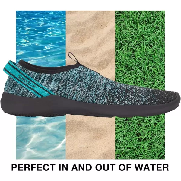 Speedo Mens Water Shoe Surfknit ProCeramicBlack