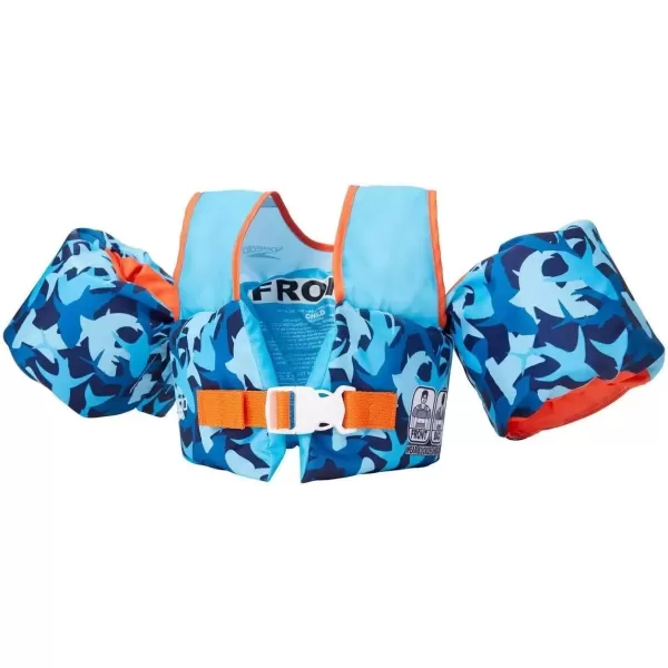 Speedo Splash Jammer Kids PFD Aqua Blue with Van 3050 lbsSpeedo Splash Jammer Kids PFD Aqua Blue with Van 3050 lbs