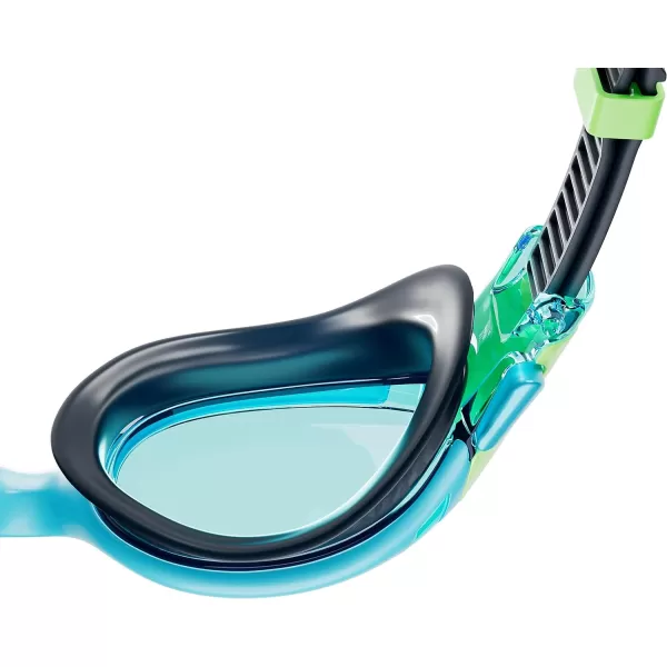 Speedo Unisex Kids Swim Goggles Biofuse 20 JuniorSwim Goggles Biofuse 20 JuniorHypersonic BlueTrue NavyLumo Green