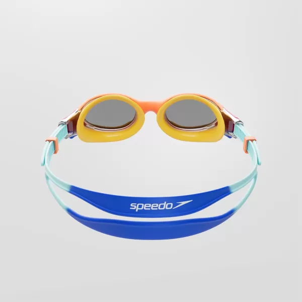 Speedo Unisex Kids Swim Goggles Biofuse 20 JuniorSwim Goggles Biofuse 20 JuniorMirrored Cobalt PopMarine BlueVolcanic Orange