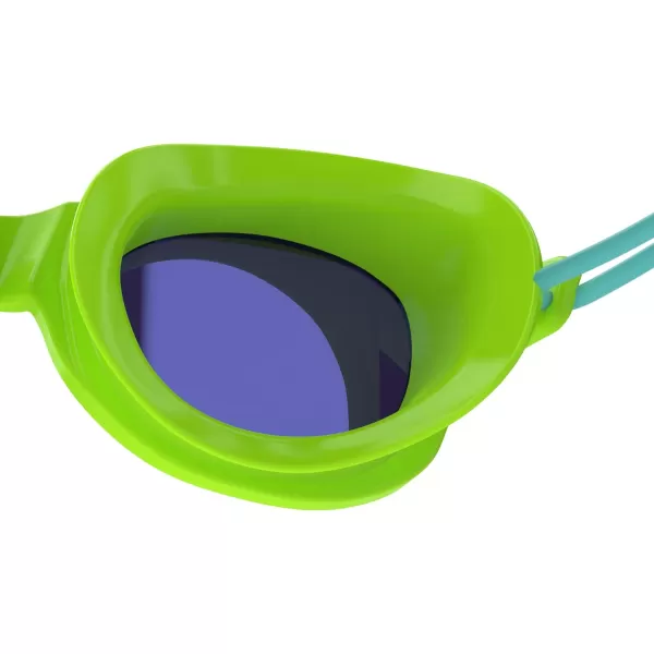 Speedo Unisex Kids Swim Goggles Sunny G Ages 614 JuniorSwim Goggles Junior Sunny G Ages 614Seasider Green GlowIris